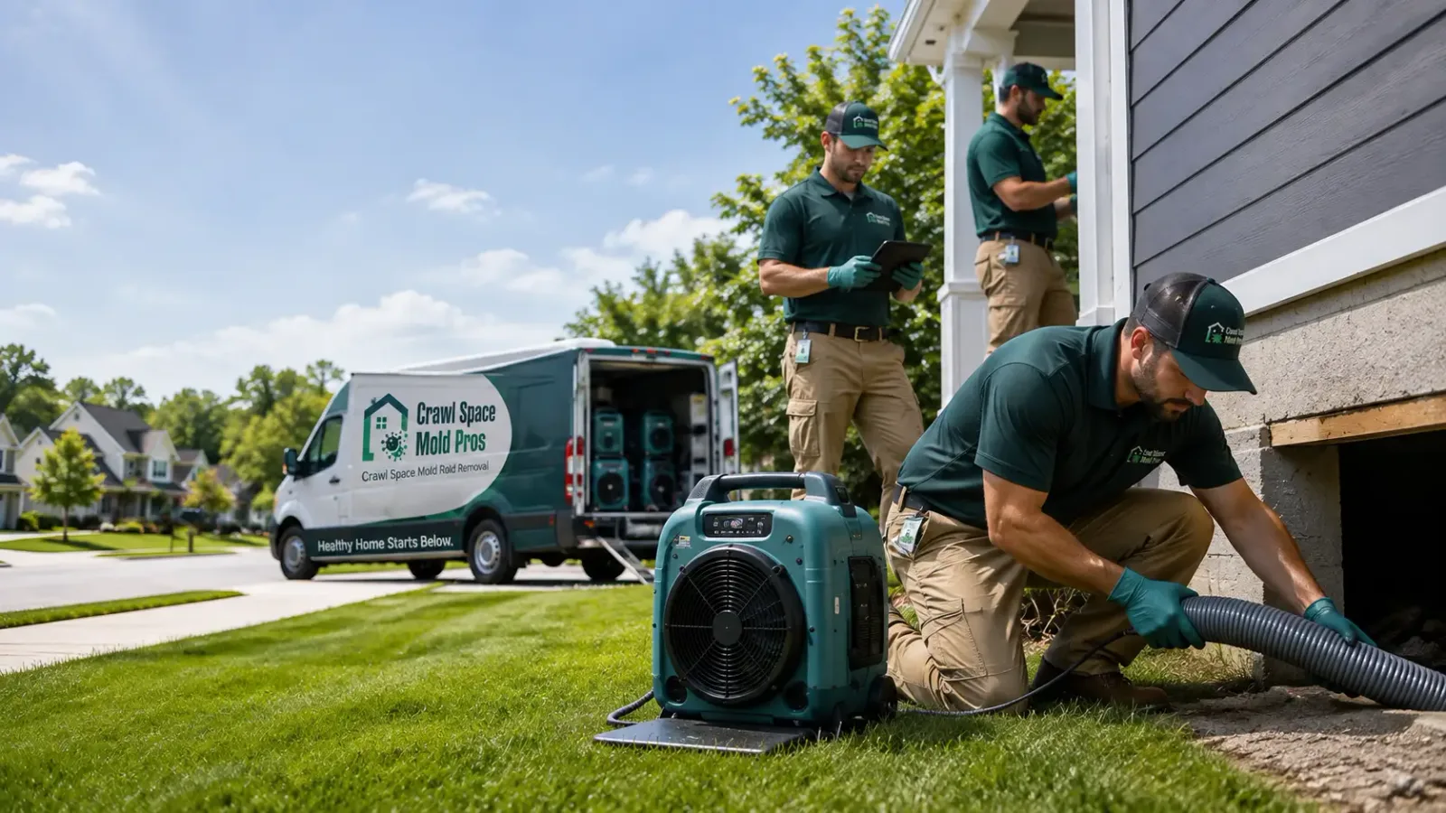 Crawl Space Mold Removal in Grafton, IL